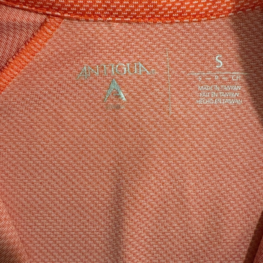 Antigua Coral Performance Hoodie Women’s Size Small Golf Pullover - Picture 3 of 4